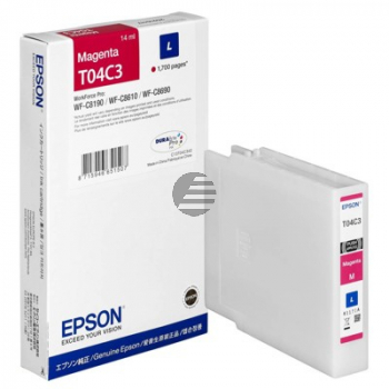 Epson Tintenpatrone magenta (C13T04C340, T04C3)