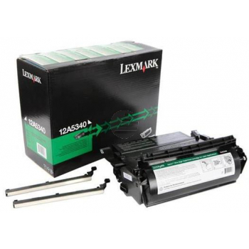 Lexmark Toner-Kartusche refurbished schwarz HC (12A5340)