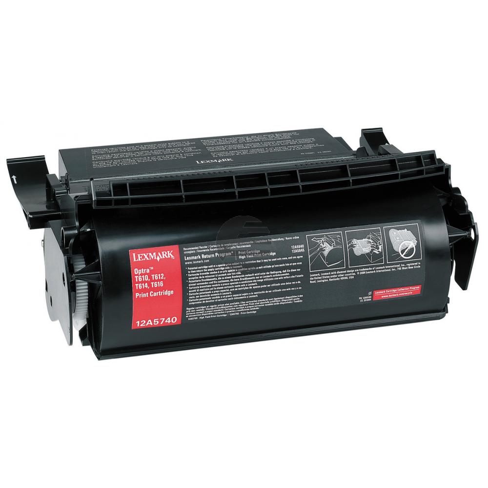 Lexmark Toner-Kartusche schwarz (12A5740)