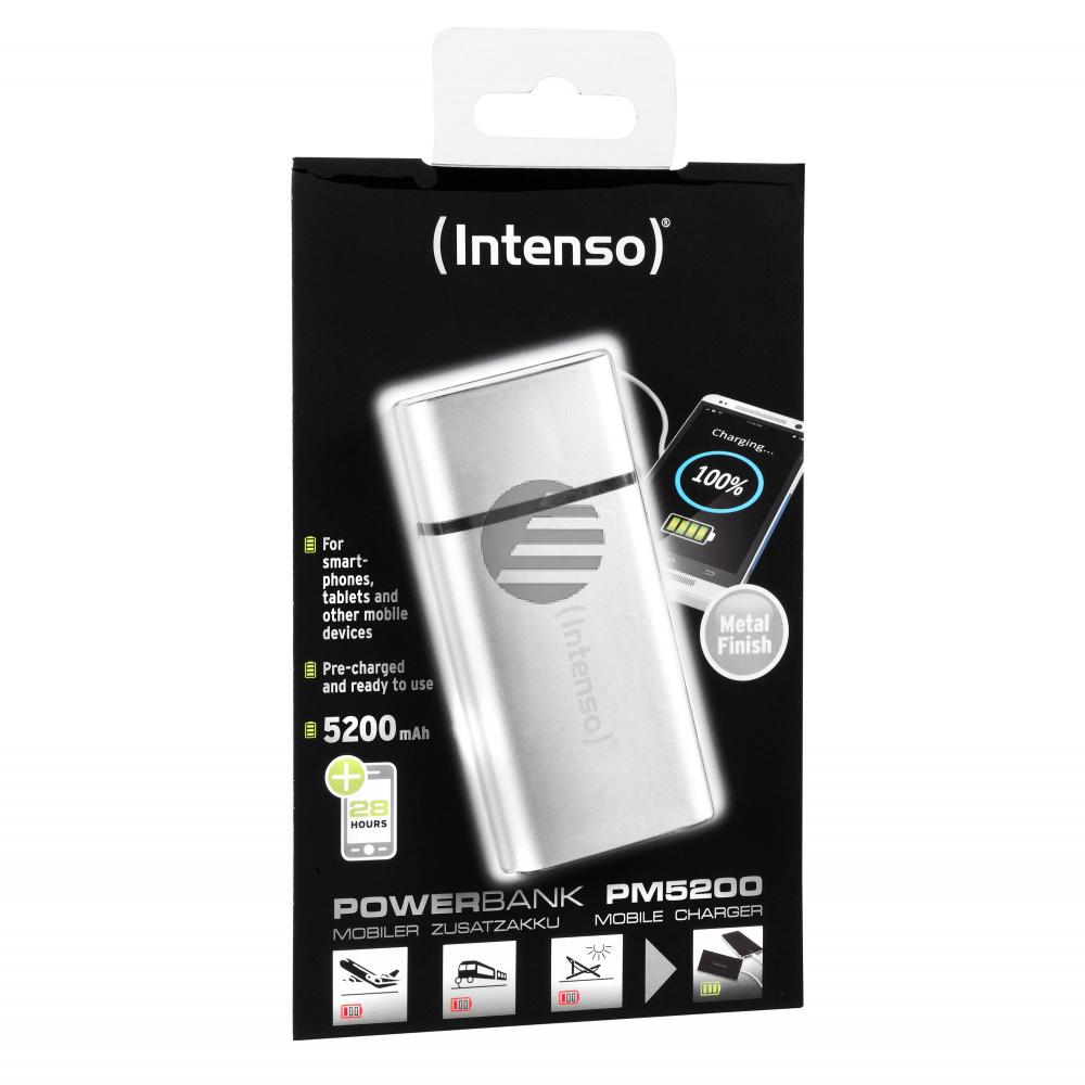 INTENSO POWERBANK PM5200 METAL FINISH 7323521 5200mAh silber