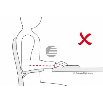 BNETWRC BAKKER TRAPEZIUM HANDAUFLAGE Ergo Wrist Rest Compact schwarz