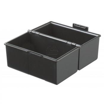 Han Karteibox A6 quer schwarz Kunststoff