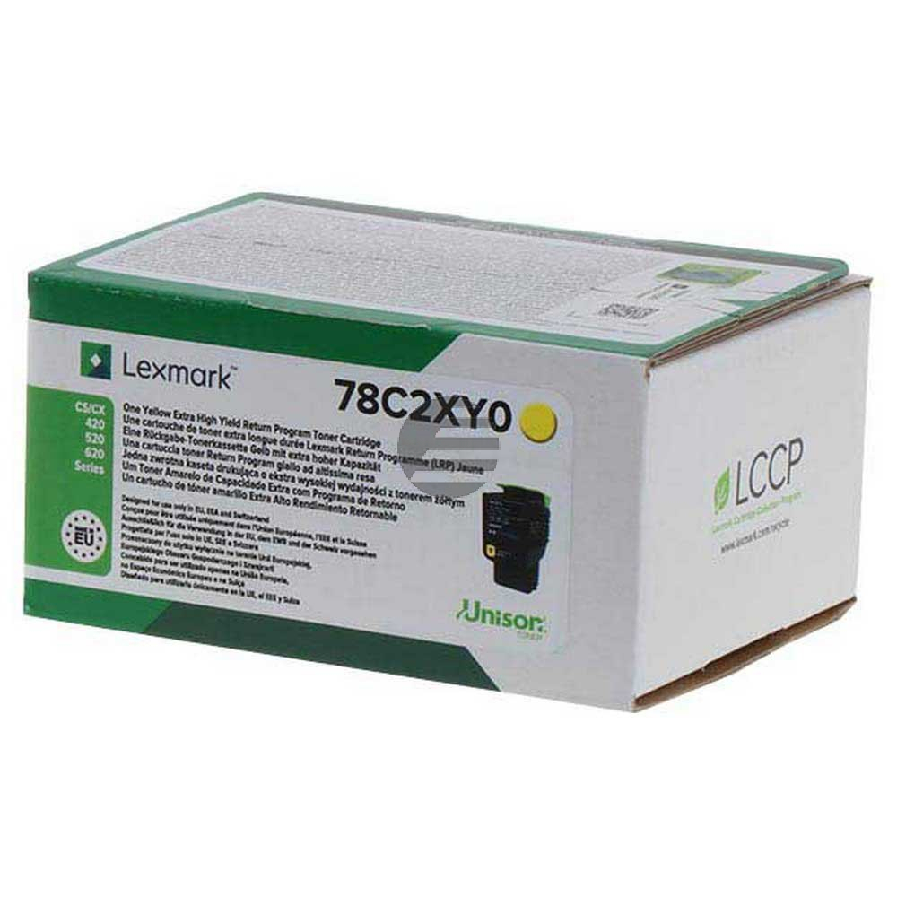 Lexmark Toner-Kit Return Program gelb HC (78C2XY0)