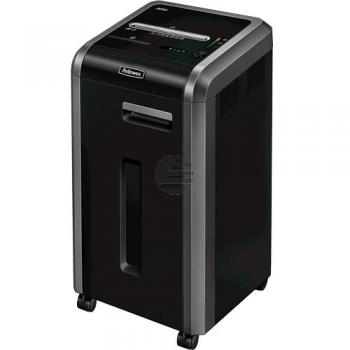FELLOWES 225CI AKTENVERNICHTER SCHWARZ 4622001 Partikelschnitt 4x38mm P4 22Blt