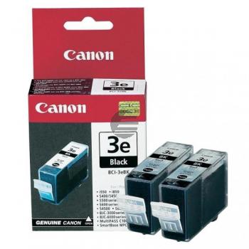 Canon Tintenpatrone 2 x schwarz (4479A028, BCI-3EBK)