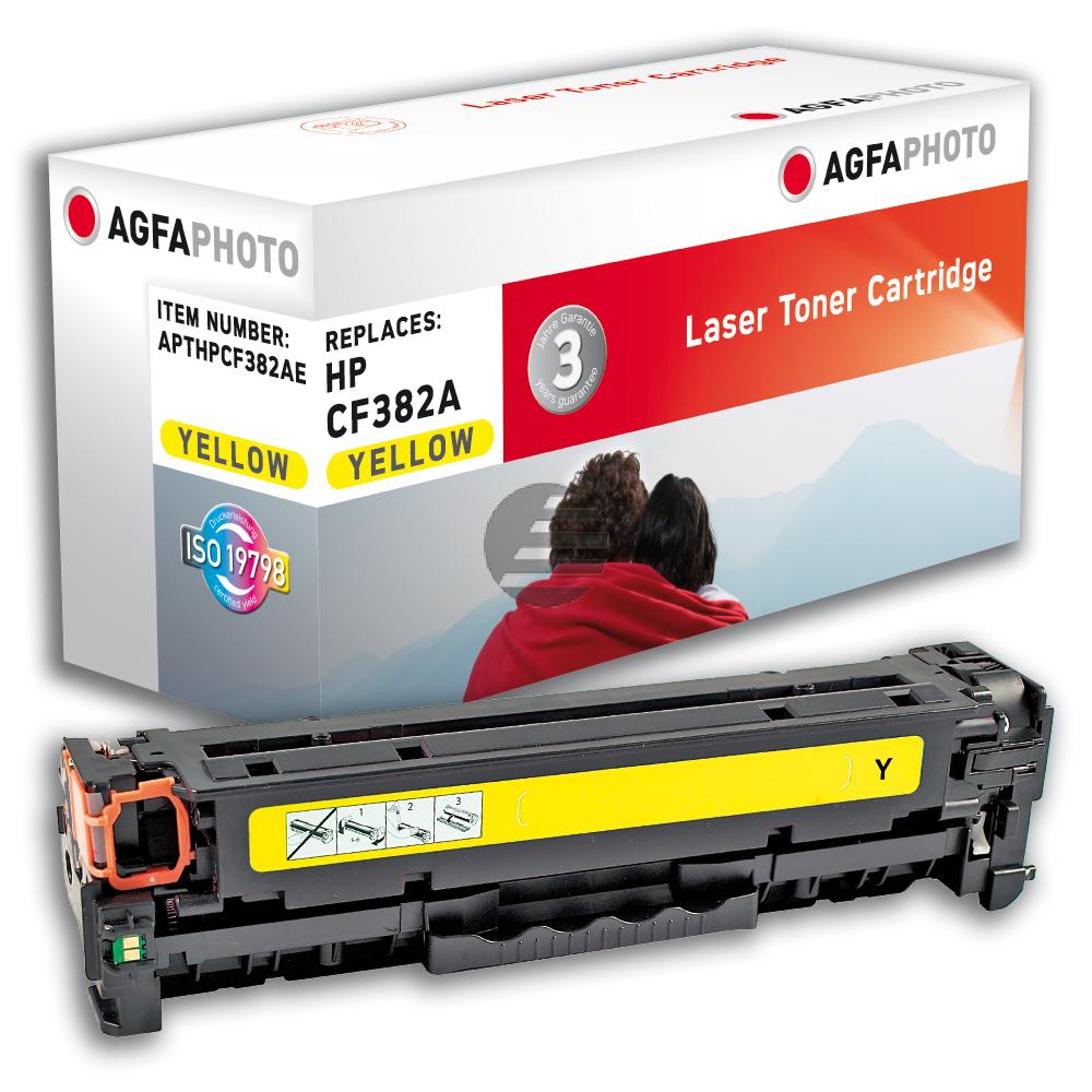 Agfaphoto Toner-Kartusche gelb (APTHPCF382AE) ersetzt 312A