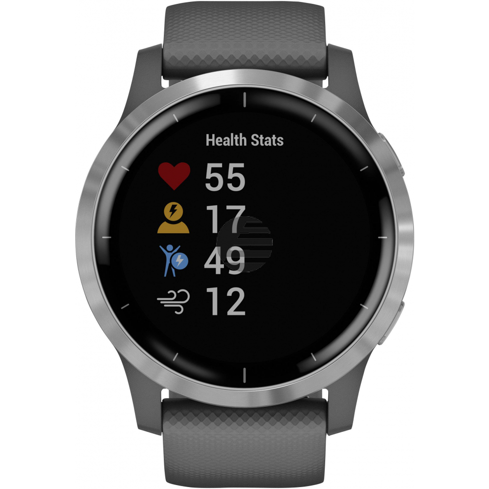 Garmin vivoactive 4 GPS-Fitness-Smartwatch dunkelgrau/silber