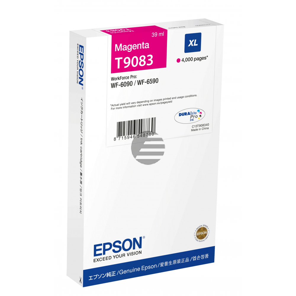 Epson Tintenpatrone magenta (C13T908340, T9083)