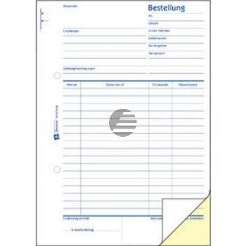 AZ Bestellung A5 Hoch weiß/gelb Inh.2 x 50 Blatt Avery Zweckform