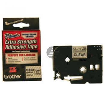 Brother Schriftbandkassette schwarz/transparent (TZE-S131)