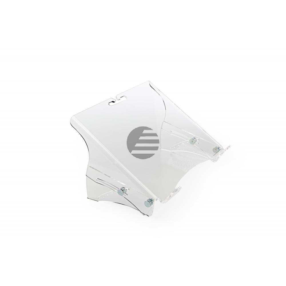 BNEQNOTE350 BAKKER NOTEBBOOKSTAENDER QNote 350 lichtgrau Kunststoff