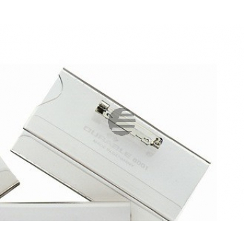 DURABLE Namensschild mit Nadel 8001/19 PVC, 40x75mm 100 Stk.