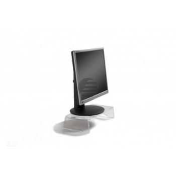 BNEQR90 BAKKER MONITORSTAENDER Q-Riser 90 transparent Kunststoff