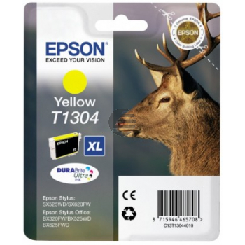 Epson Tintenpatrone gelb HC (C13T13044022, T1304)