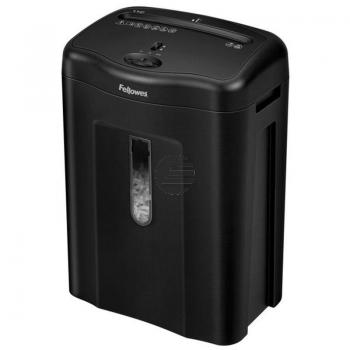 FELLOWES 11C AKTENVERNICHTER SCHWARZ 4350201 Partikelschnitt 4x52mm P3 11Blt