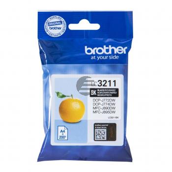 Brother Tintenpatrone schwarz (LC-3211BK)