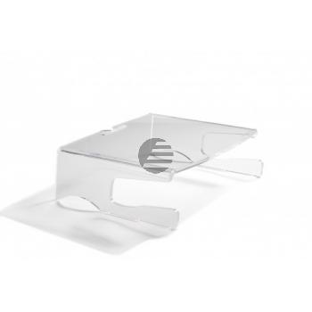 BNEQR100 BAKKER MONITORSTAENDER Q-Riser 100 transparent Kunststoff