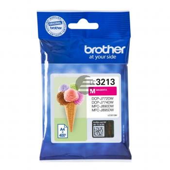 Brother Tintenpatrone magenta HC (LC-3213M)