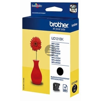 Brother Tintenpatrone schwarz (LC-121BK)