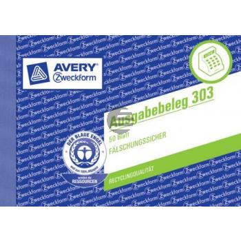 AZ Ausgabenbeleg A6 50 Blatt, quer Avery Zweckform