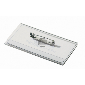 DURABLE Namensschild mit Nadel 8001/19 PVC, 40x75mm 100 Stk.
