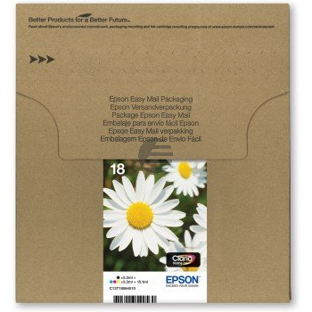 Epson Tintenpatrone (EasyMail) gelb, magenta, schwarz, cyan (C13T18064511, T1806)