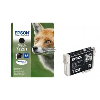Epson Tintenpatrone schwarz (C13T12814011, T1281)
