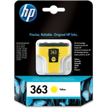 HP Tintenpatrone gelb (C8773EE#UUS, 363)