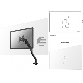 NEWSTAR SCHUTZSCHEIBE 1FLACHBILDSCHIRM NS-PLXPROTECT1 transparent