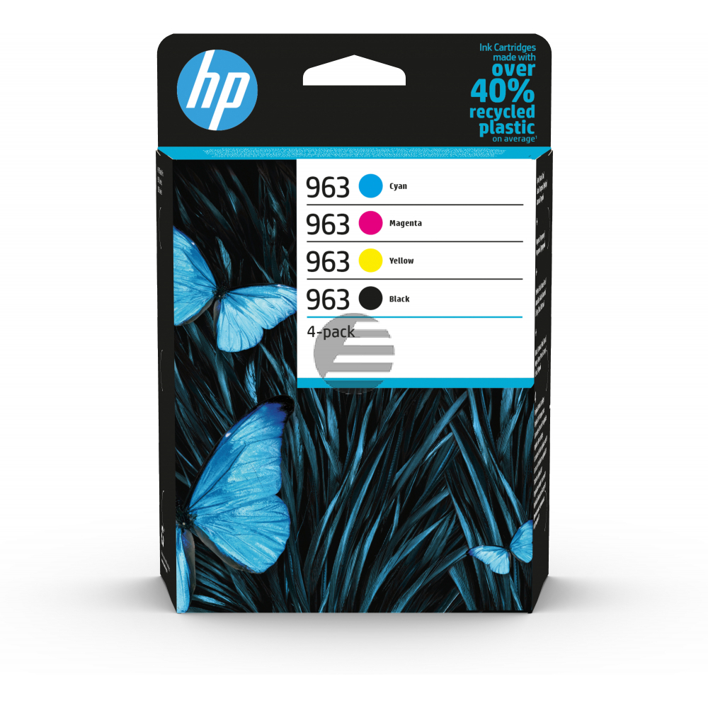 HP Tintendruckkopf gelb, magenta, schwarz, cyan (6ZC70AE, 963)