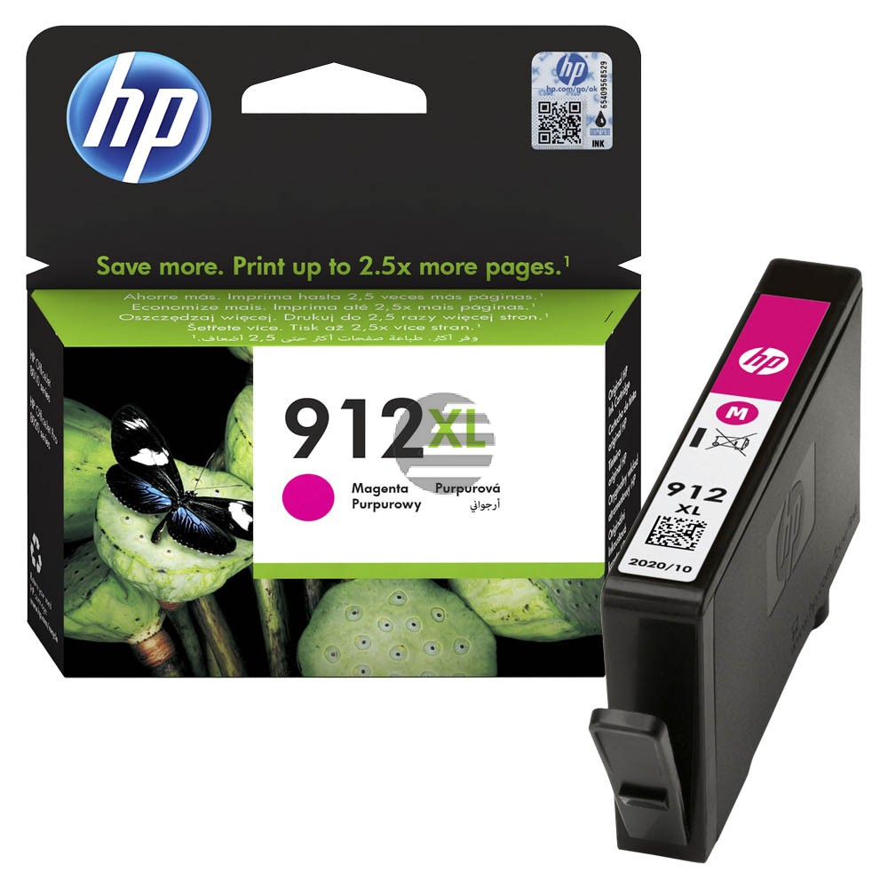 HP Tintenpatrone magenta HC (3YL82AE#BGX, 912XL)