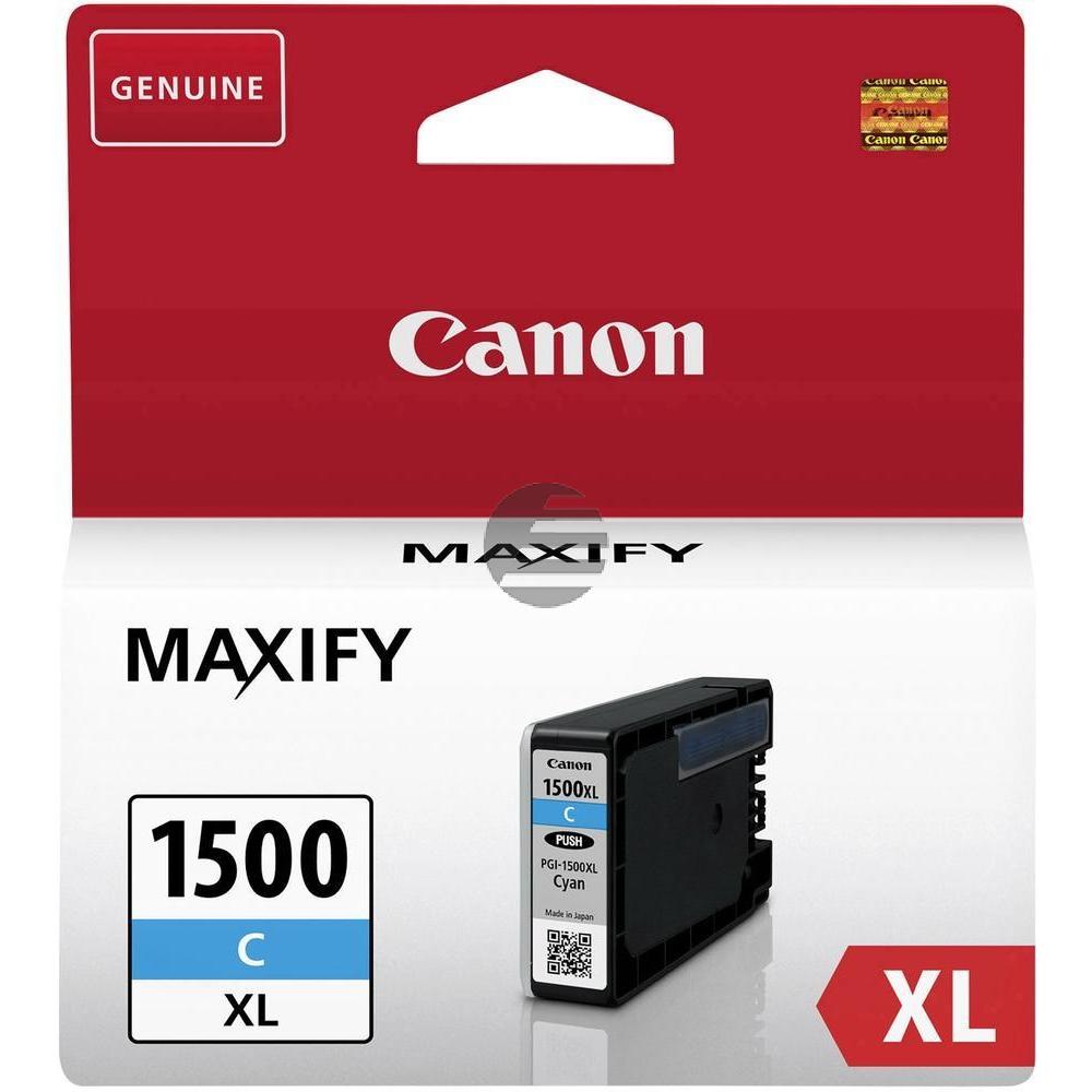 Canon Tintenpatrone cyan HC (9193B001, PGI-1500XLC)