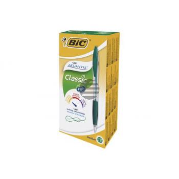 BIC Kugelschreiber Atlantis 887134 Classic NF, grün