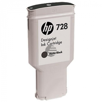 HP Tintenpatrone schwarz matt HC (3WX25A, 728)