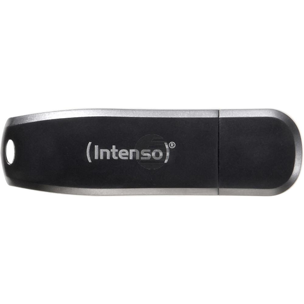 INTENSO USB STICK 3.0 128GB SCHWARZ 3533491 Speed Line