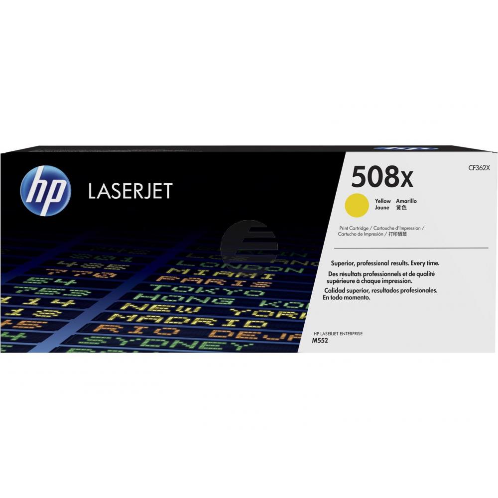 HP Toner-Kartusche Contract (nur für Vertragskunden) gelb HC (CF362XC, 508X)