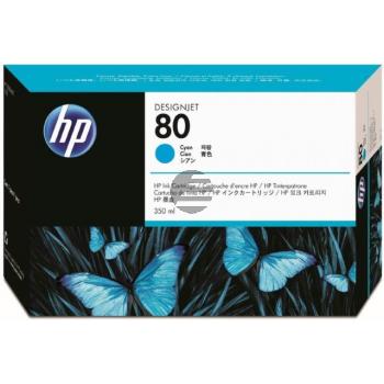 HP Tintendruckkopf cyan (C4821A, 80)