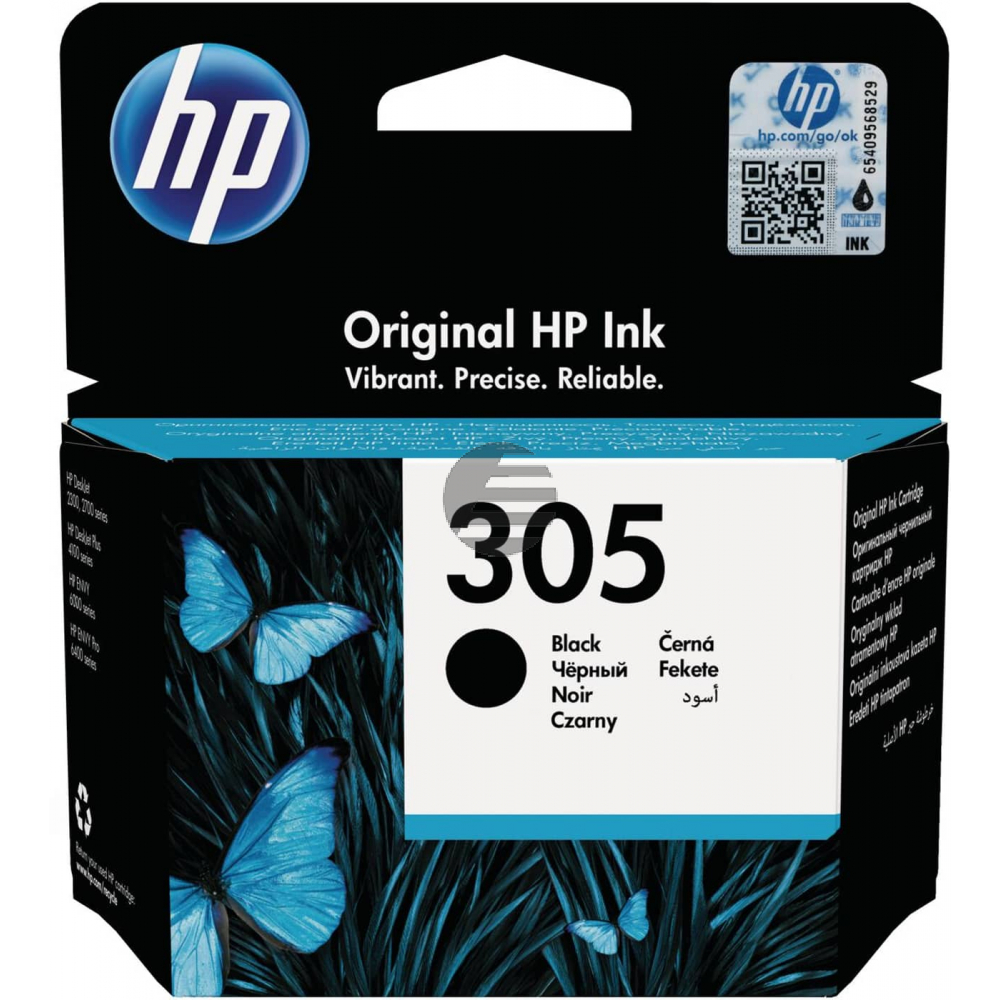 HP Tintendruckkopf schwarz (3YM61AE#UUS, 305)