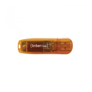 INTENSO USB STICK 2.0 64GB ORANGE 3502490 Rainbow Line