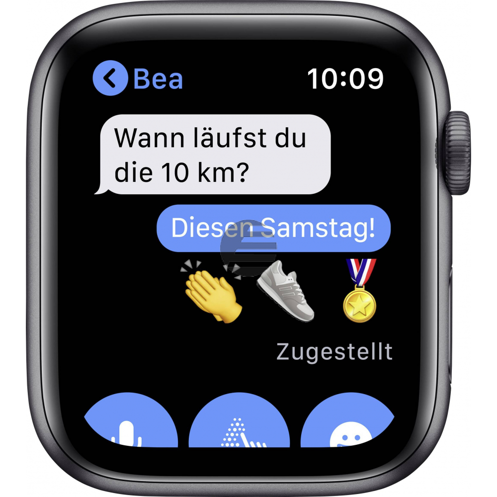 Apple Watch Series 6 Nike Cell (LTE) 44 mm Alu space grey, Sport anthrac./black