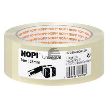 Nopi Packband 50 mm x 66 m transparent PP