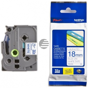 Brother Schriftbandkassette schwarz/weiß (TZE-243)