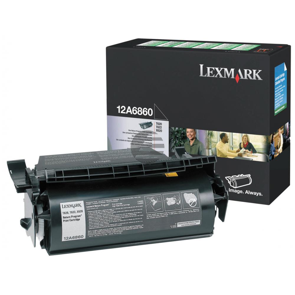 Lexmark Toner-Kartusche Prebate schwarz (12A6860)
