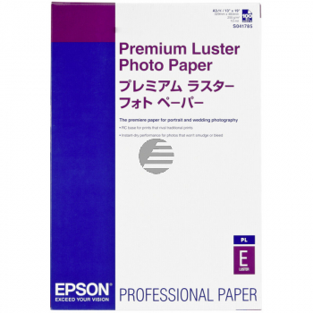 Epson Premium Luster Photo Paper (250) DIN A3+ weiß 100 Blatt (C13S041785)