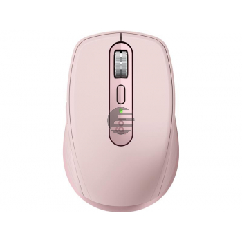 Logitech MX Anywhere 3 - Maus - Laser - 6 Tasten - kabellos - Bluetooth, 2.4 GHz - kabelloser Empfänger (USB) - rosé