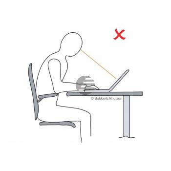 BNEFT270 BAKKER NOTEBOOKSTAENDER Flex Top 270 lichtgrau Kunststoff BNEFT270 BAKKER NOTEBOOKSTAENDER Flex Top 270 lichtgrau Kunststoff