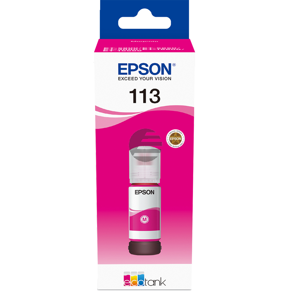 Epson Tintennachfüllfläschchen magenta (C13T06B340, 113)