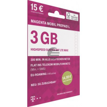 Magenta Mobil Prepaid L (2020) - 15 Euro Startguthaben