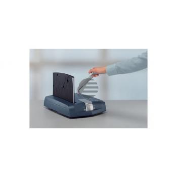 LEITZ Bindegerät impressBind 140 -A4 74470000 silber/blau 322x121x515mm
