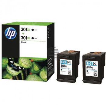 HP Tintendruckkopf 2 x schwarz (D8J45AE, 301XL)